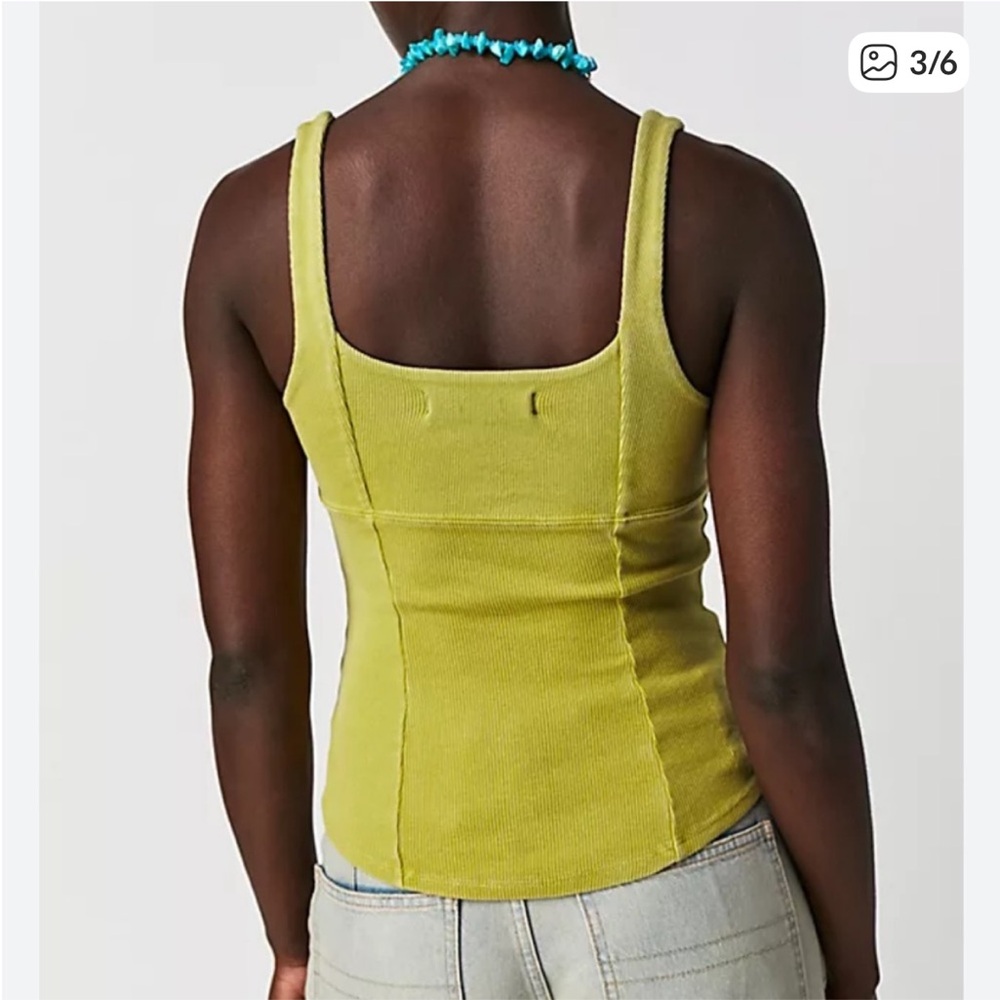 We The Free You’re A Gem Tank, NWOT, charcoal grey - Picture 3 of 6
